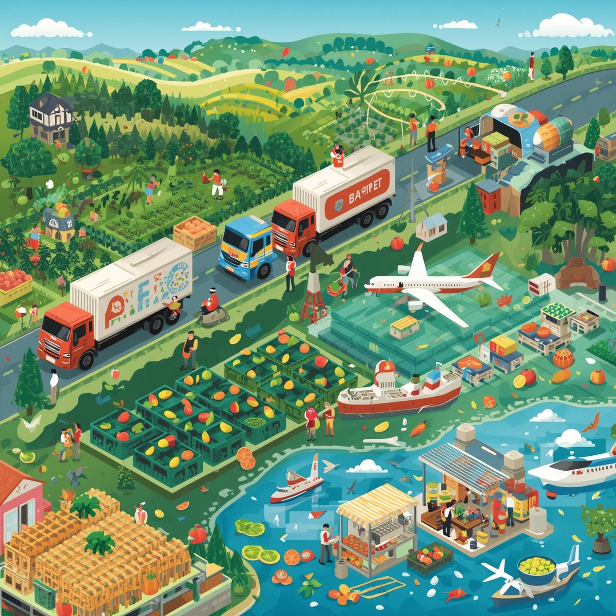 The Journey of Fresh Fruits from Farm to Global Markets